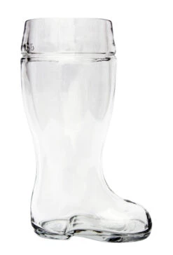 Glass Beer Boot 1 Liter -German Beer Steins Sales Store 1 L Boot Side 63111.1424813923
