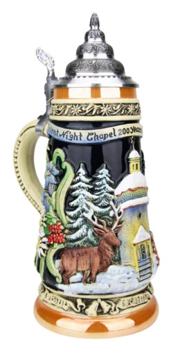 200th Anniversary Silent Night Chapel German Christmas Beer Stein | Musical 11 200th Anniversary Silent Night Chapel German Christmas Beer Stein | Musical -German Beer Steins Sales Store 200 Year Anniversary Silent Night Chapel Christmas German Beer Stein K047 LA SM 50350.1542245584