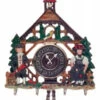 3D Bavarian Cuckoo Clock German Pewter Christmas Ornament