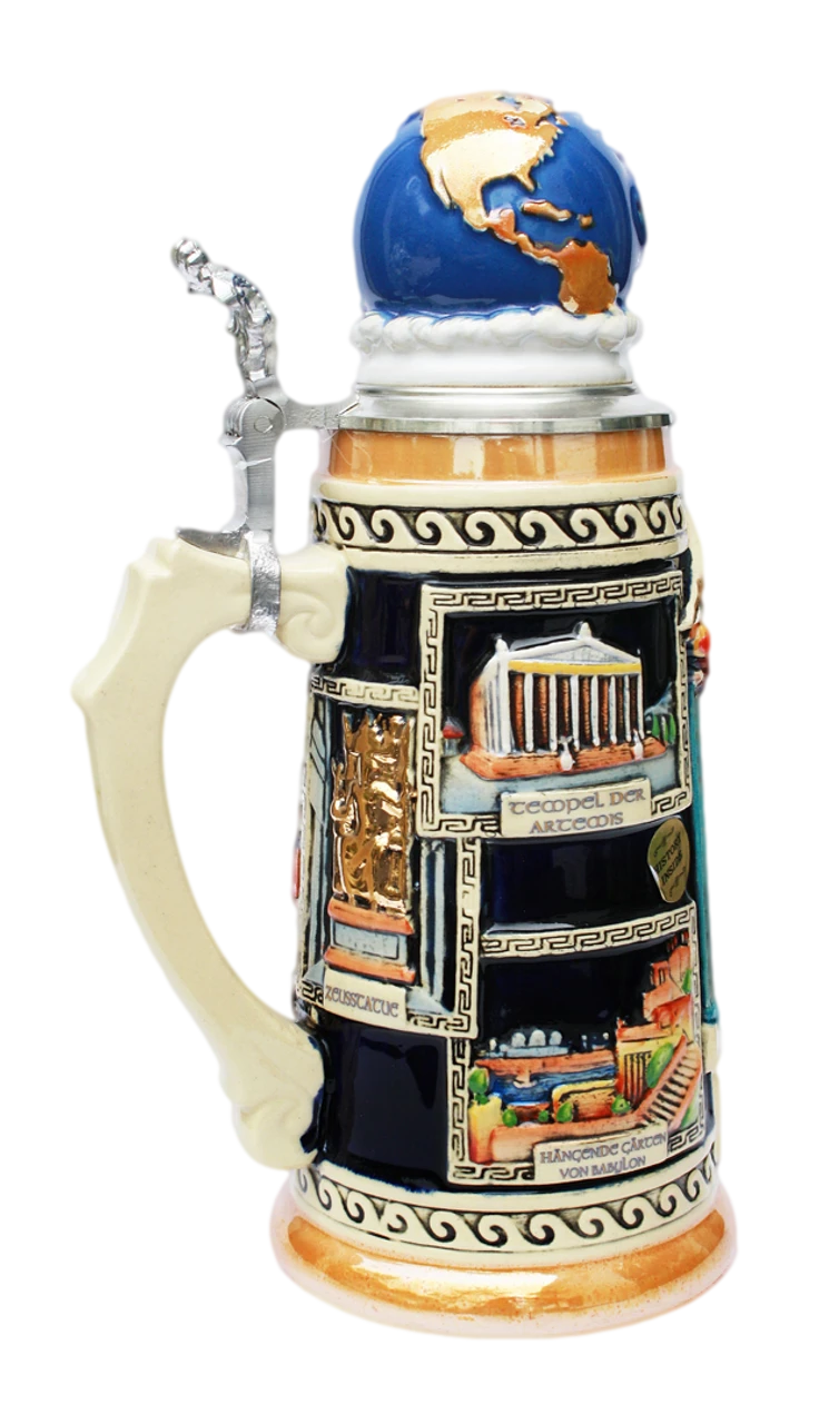 Seven Wonders Of The Ancient World Beer Stein - Image 3