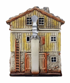 Alpine House 3D Beer Stein | 2 Liter -German Beer Steins Sales Store Alpine House 3D Beer Stein K152 Back SM 86192.1490222128