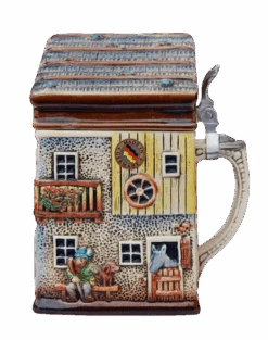 Alpine House 3D Beer Stein | 2 Liter -German Beer Steins Sales Store Alpine House 3D Beer Stein K152 RS SM 78450.1490222128