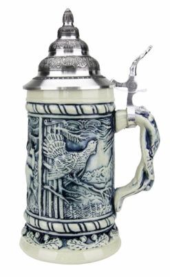 Alpine Wildlife Antique Style Beer Stein -German Beer Steins Sales Store Alpine Wildlife Antique Style Beer Stein K320 2SG RS SM 05478.1548786530