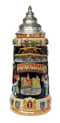 Amsterdam Holland Panorama Beer Stein