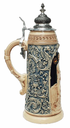 King Limitaet 2012 | Apollo Antique Style Beer Stein 5 King Limitaet 2012 | Apollo Antique Style Beer Stein -German Beer Steins Sales Store Apollo Limitat 2012 Beer Stein Cobalt K2042E LS SM 86637.1395849234