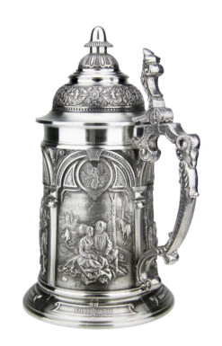 Artist Albrecht Duerer Pewter Beer Stein -German Beer Steins Sales Store Artist Albrecht Duerer Pewter Beer Stein AS60105 Back SM 79636.1510302504