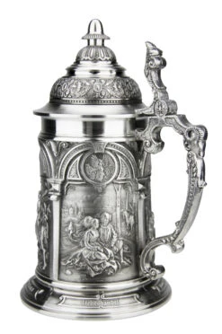 Artist Albrecht Duerer Pewter Beer Stein -German Beer Steins Sales Store Artist Albrecht Duerer Pewter Beer Stein AS60105 Handle SM 23535.1510302505