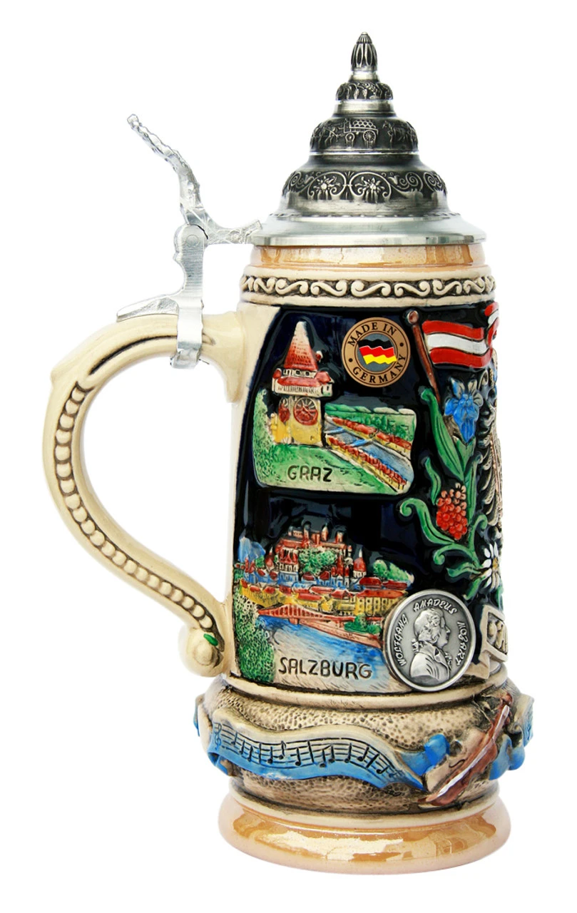 Austria Panorama Beer Stein 3 Austria Panorama Beer Stein - Image 3