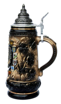 Austria Coat Of Arms Beer Stein -German Beer Steins Sales Store Austria Coat of Arms Beer Stein K456SZA RS SM 71828.1401226052