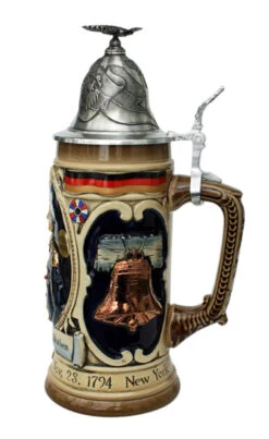 Baron Friedrich Von Steuben Beer Stein -German Beer Steins Sales Store Baron Freidrich Von Steuben Beer Stein RS SM 87331.1401226293