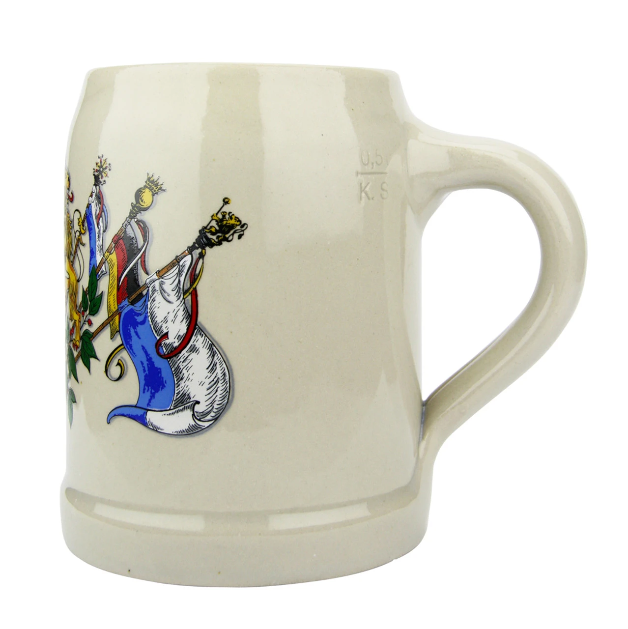Bavaria Crest German Stoneware Beer Mug 0.5 Liter 4 Bavaria Crest German Stoneware Beer Mug 0.5 Liter - Image 4