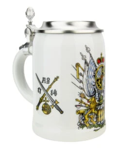 Zimmermann Bavaria Crest Porcelain Beer Stein -German Beer Steins Sales Store Bavaria Crest Porcelain Beer Stein Z9982 LA SM 36419.1605827565