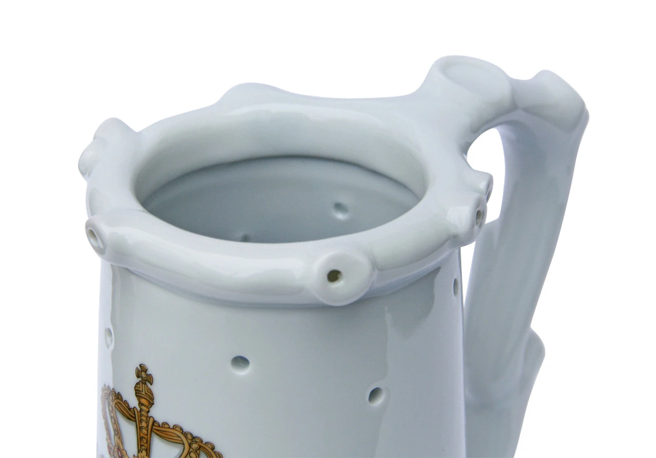 Zimmermann Bavaria Crest Porcelain Puzzle Beer Stein - Image 5