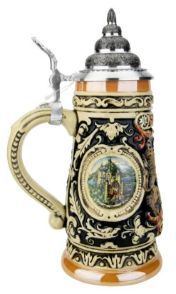 Bavaria Oberammergau German Beer Stein 7 Bavaria Oberammergau German Beer Stein -German Beer Steins Sales Store Bavaria Oberammergau German Beer Stein K1001 LS SM 24698.1585841658