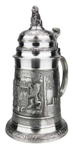 Bavaria Pewter Beer Stein -German Beer Steins Sales Store Bavaria Pewter Beer Stein AS60192 RA SM 91144.1511053589