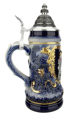 Bavaria Royal Lion Crest Beer Stein -German Beer Steins Sales Store Bavaria Royal Lion Crest Beer Stein ZB14232169 LS SM 98539.1618258243