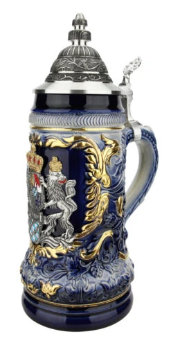 Bavaria Royal Lion Crest Beer Stein -German Beer Steins Sales Store Bavaria Royal Lion Crest Beer Stein ZB14232169 RA SM 94766.1618258207