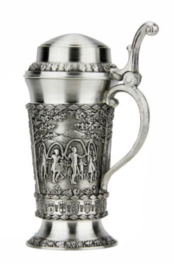 Bavaria Schnapps Pewter Mini Stein | 1 Oz -German Beer Steins Sales Store Bavaria Schnapps Pewter Mini Stein AS60203 RS SM 26177.1650910679