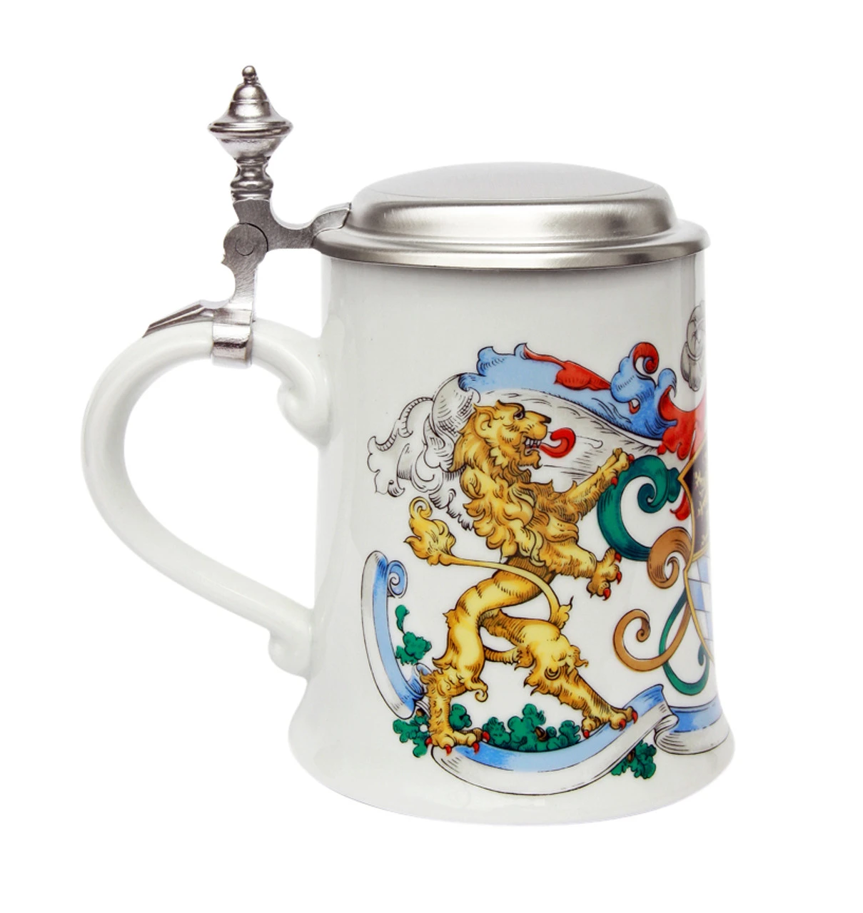 Zimmermann Bavaria Shield And Lion Porcelain Beer Stein - Image 4