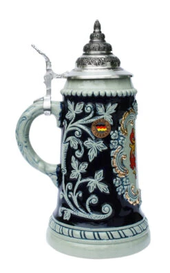 Bavaria Souvenir Beer Stein -German Beer Steins Sales Store Bavaria Souvenir Beer Stein K455BLBA LS SM 71933.1401226463