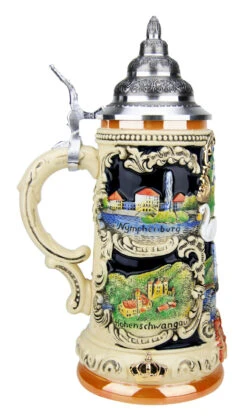 Bavarian Castles Beer Stein -German Beer Steins Sales Store Bavarian Castles Beer Stein K309S LS SM 94778.1507149574