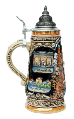 Bayern Munchen Beer Stein -German Beer Steins Sales Store Bayern Munchen Beer Stein K307M LS SM 78389.1401299221