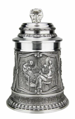 Beer Brewers Pewter Beer Stein -German Beer Steins Sales Store Beer Brewers Pewter Beer Stein AS10346 FNT SM 54403.1511122343