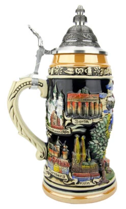 Beer Garden Panorama Grotto Stein | 1 Liter -German Beer Steins Sales Store Beergarden Panorama Grotto Beer Stein ZB1993996 LS SM 10979.1574958455