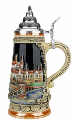 Budapest Beer Stein -German Beer Steins Sales Store Budapest Beer Stein K305BV RS SM 16685.1491349671
