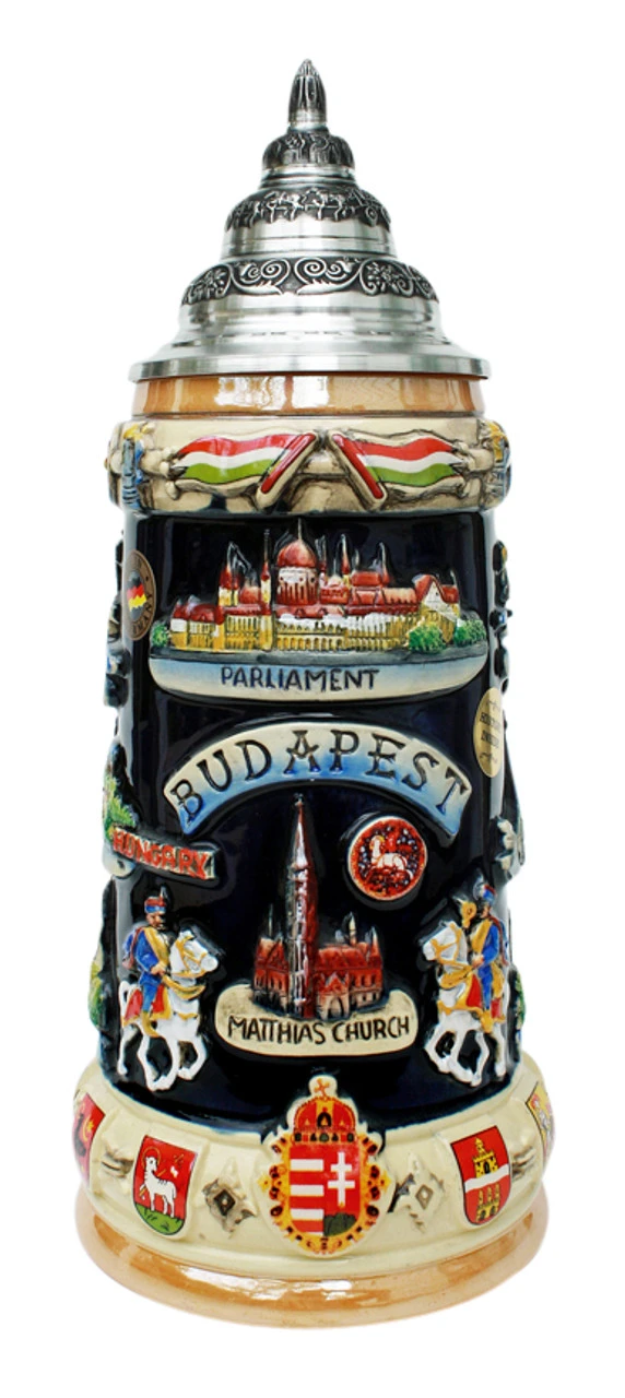 Budapest Commemorative Beer Stein 1 Budapest Commemorative Beer Stein