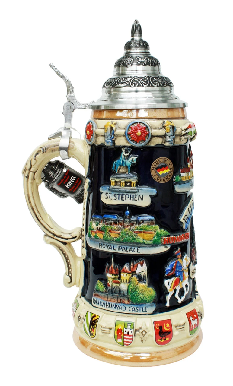 Budapest Commemorative Beer Stein 3 Budapest Commemorative Beer Stein - Image 3