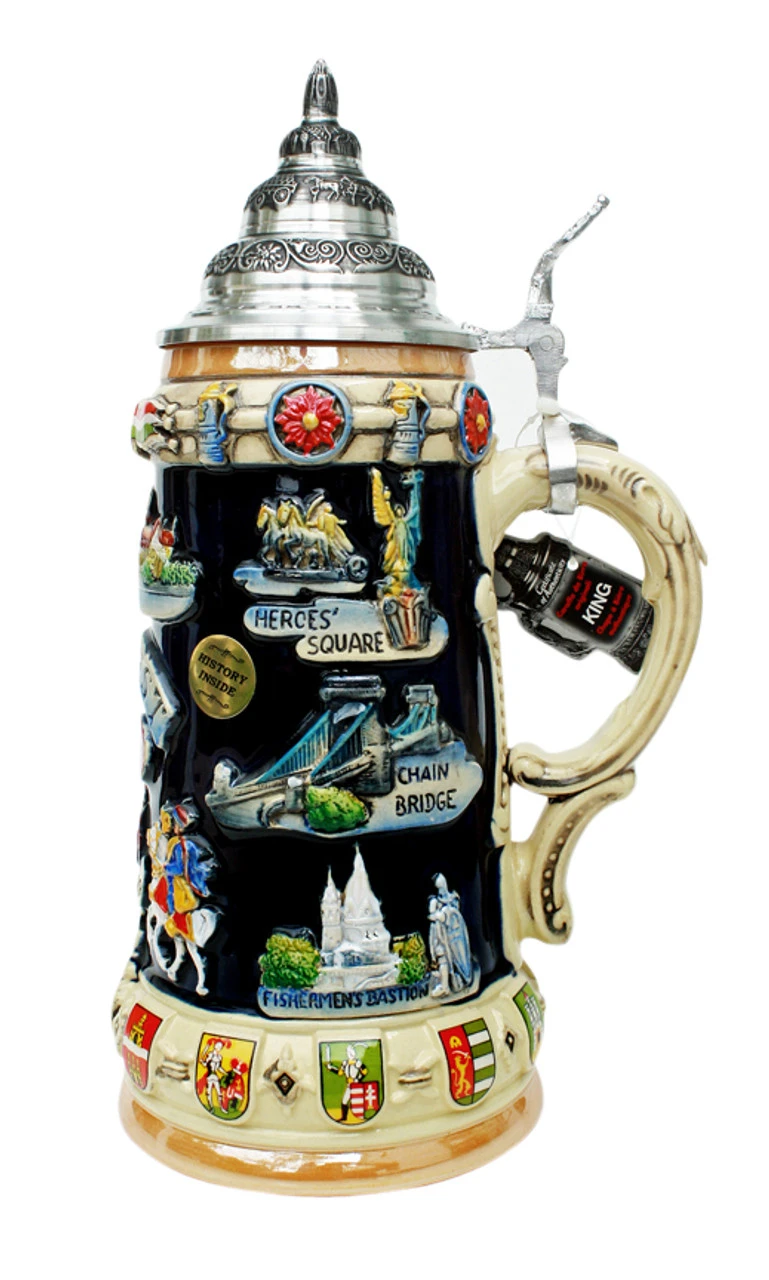 Budapest Commemorative Beer Stein 2 Budapest Commemorative Beer Stein - Image 2
