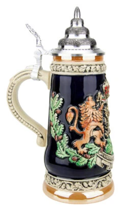 Bulgaria Coat Of Arms Beer Stein -German Beer Steins Sales Store Bulgaria Coat of Arms Beer Stein K1005BU LS SM 93731.1489704696