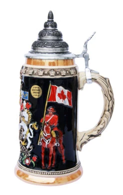 Canada Beer Stein -German Beer Steins Sales Store Canada Beer Stein K1012C RS SM 28742.1395849595