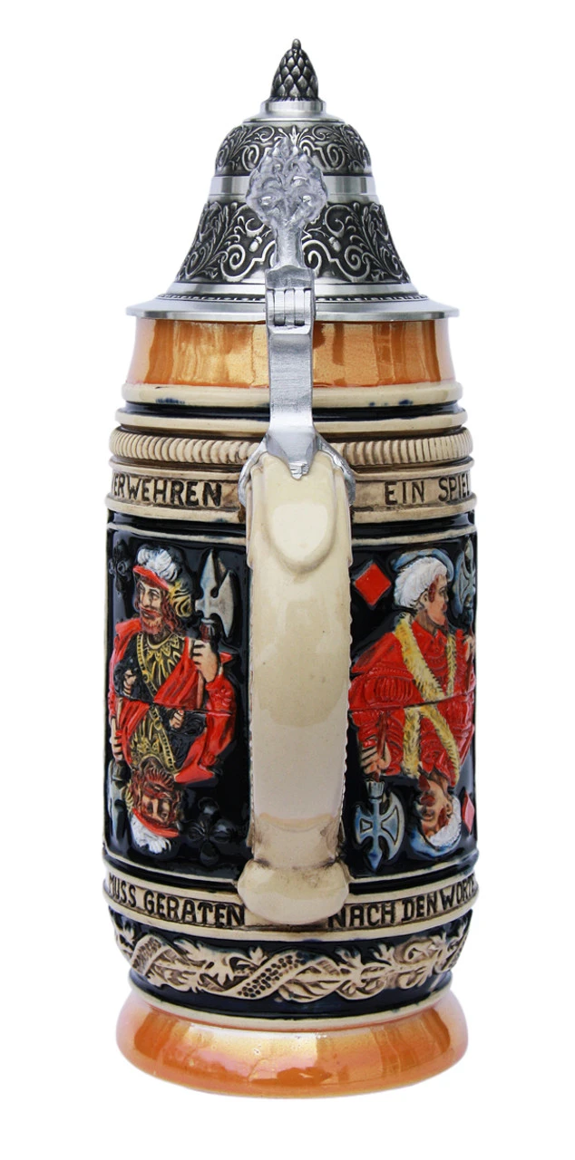 Card Player Beer Stein 3 Card Player Beer Stein - Image 3