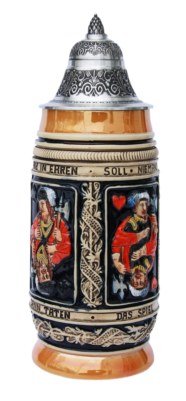 Card Player Beer Stein 2 Card Player Beer Stein - Image 2