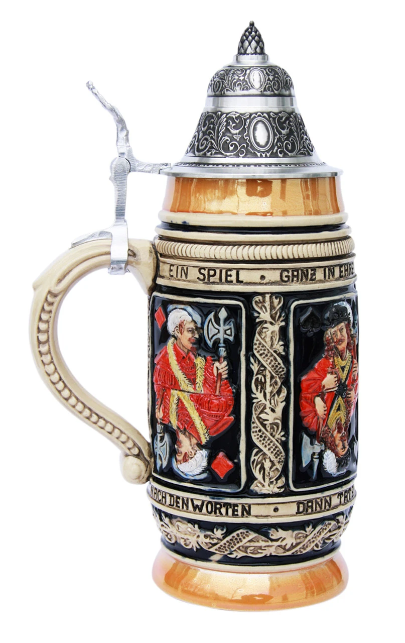 Card Player Beer Stein 4 Card Player Beer Stein - Image 4