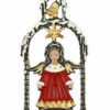 Chapel Angel German Pewter Christmas Ornament