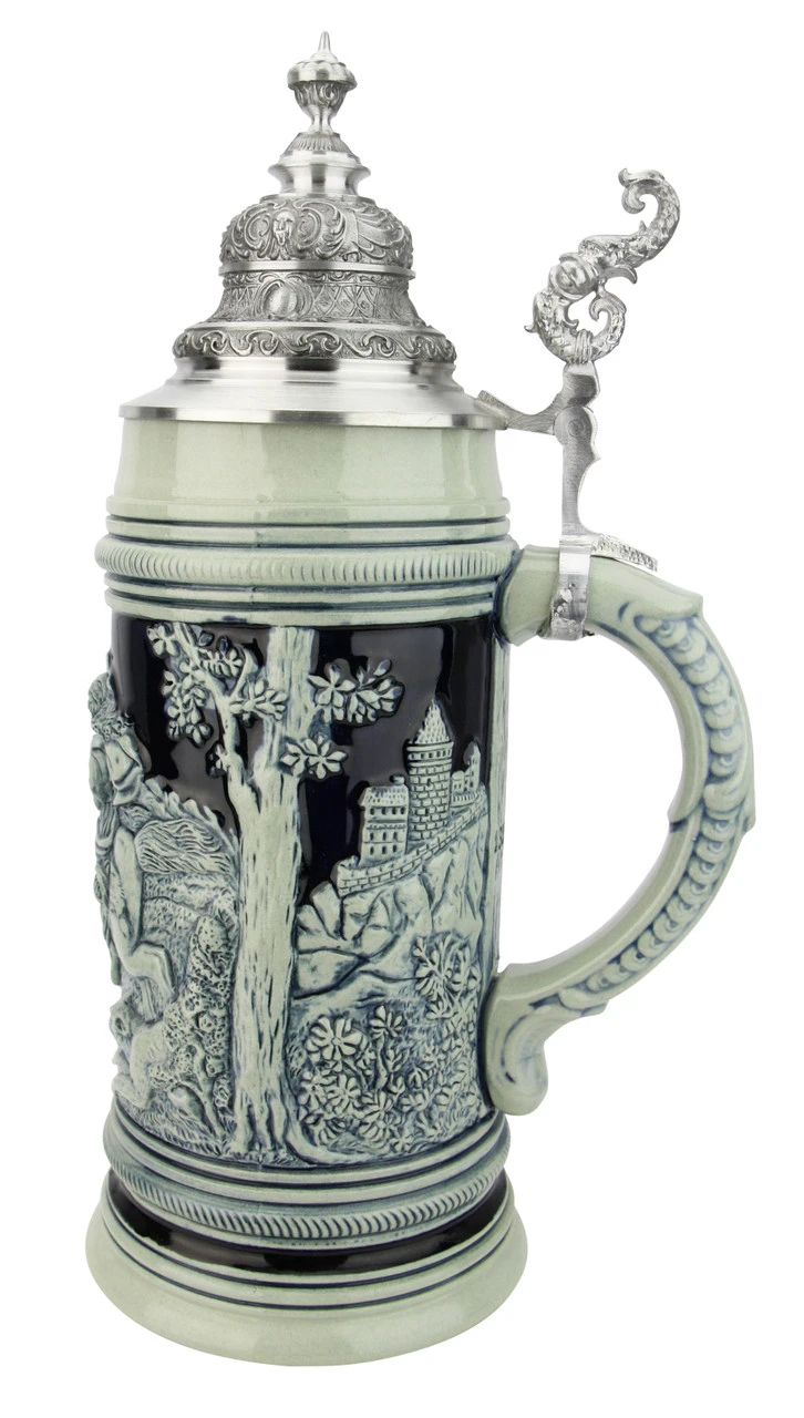 Cherusker Duemler Beer Stein Cobalt Blue 3 Cherusker Duemler Beer Stein Cobalt Blue - Image 3