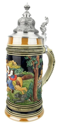 Cherusker Duemler Beer Stein -German Beer Steins Sales Store Cherusker Duemler Beer Stein KT1328BF RA LG 85616.1612476985