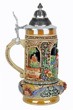 Classic Lovers Wedding Beer Stein Full Color -German Beer Steins Sales Store Classic Lovers Wedding Beer Stein Full Color KT103BZ LS SM 47401.1553541991