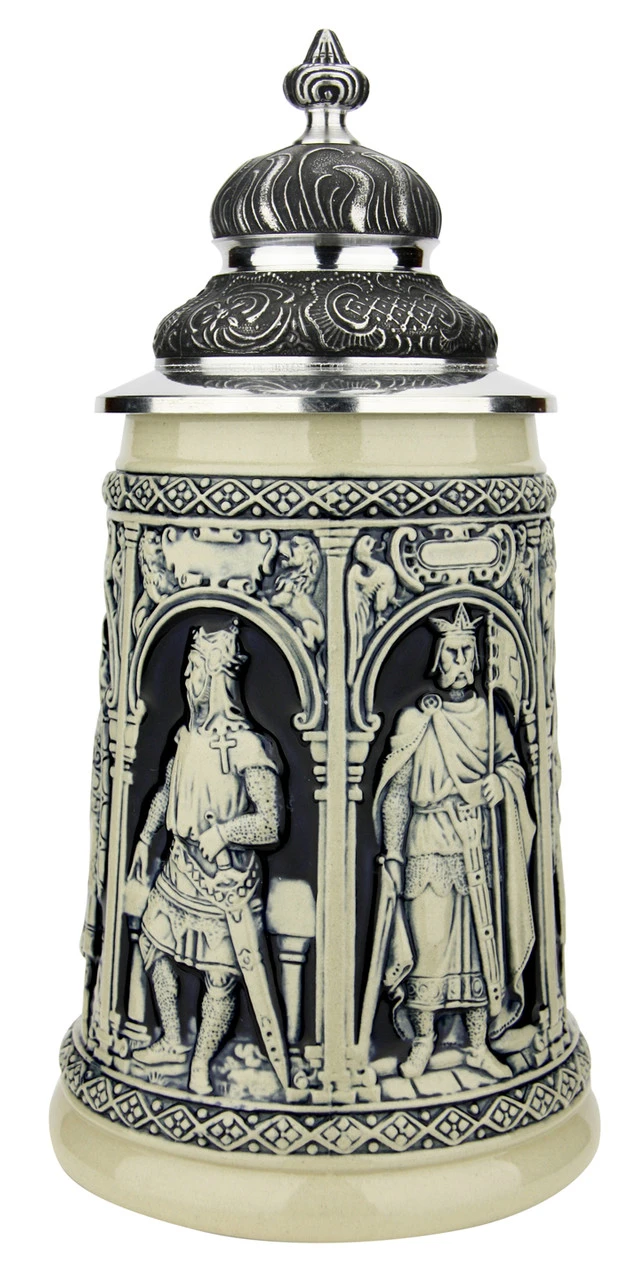 Crusaders Beer Stein | Cobalt 1 Crusaders Beer Stein | Cobalt