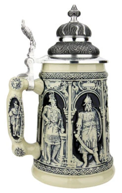 Crusaders Beer Stein | Cobalt 7 Crusaders Beer Stein | Cobalt -German Beer Steins Sales Store Crusaders Beer Stein Cobalt KT1338EZ LS SM 07941.1633472772