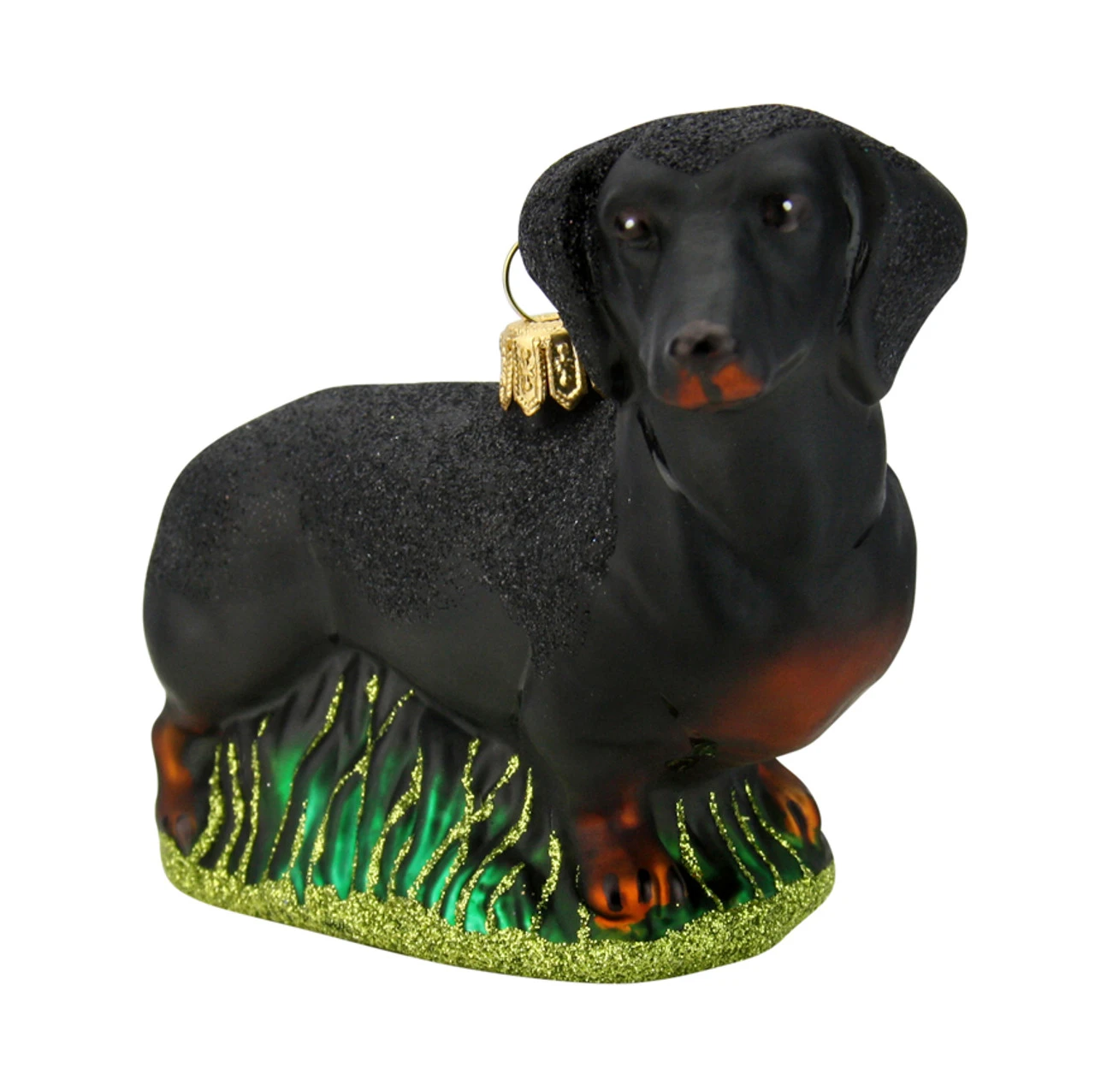Dachshund Dog Glass Christmas Ornament 2 Dachshund Dog Glass Christmas Ornament - Image 2