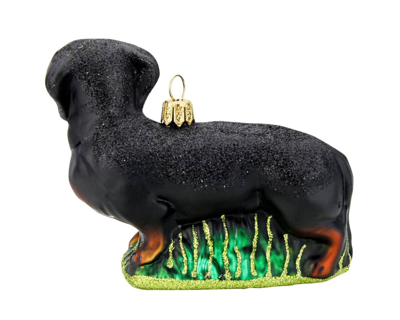 Dachshund Dog Glass Christmas Ornament 3 Dachshund Dog Glass Christmas Ornament - Image 3
