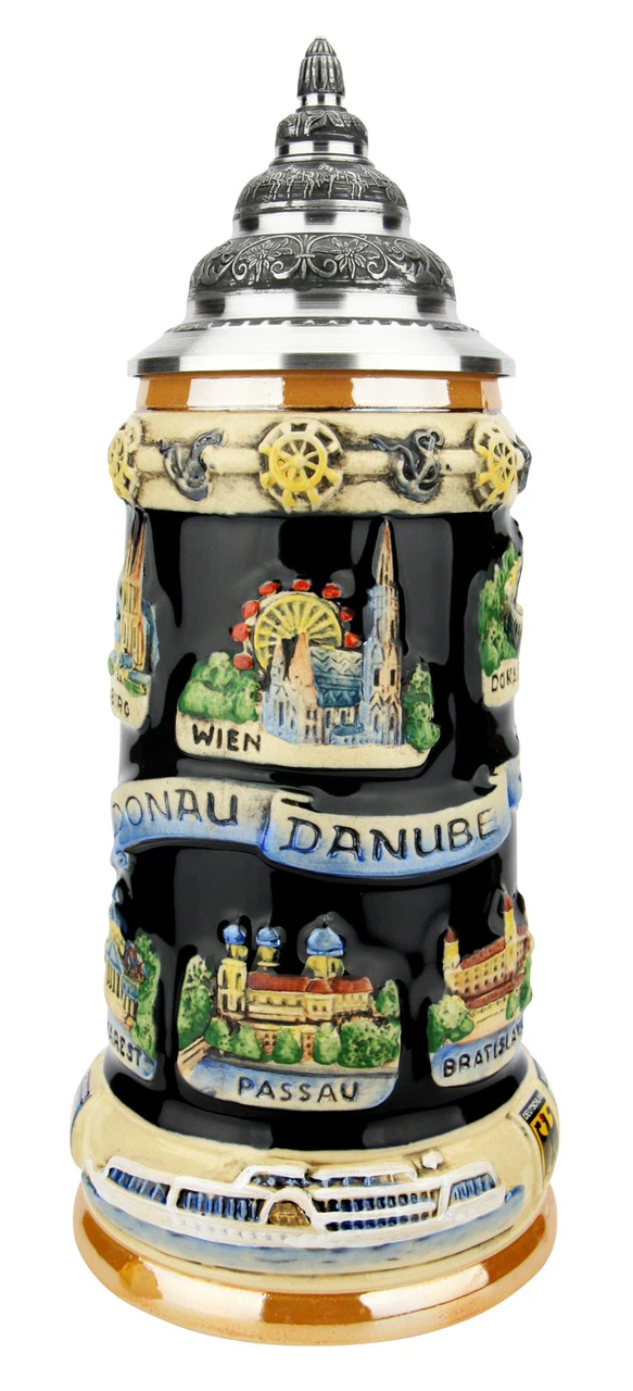 Danube River Commemorative Stein 1 Danube River Commemorative Stein