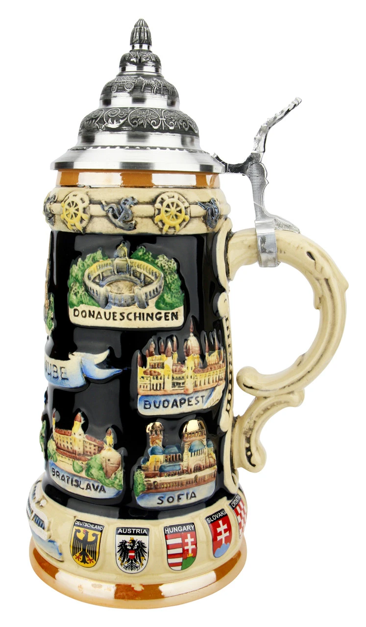 Danube River Commemorative Stein 4 Danube River Commemorative Stein - Image 4