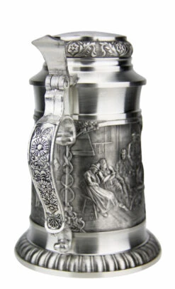 Defregger Pewter Beer Stein | 0.5 Liter -German Beer Steins Sales Store Defregger Pewter Beer Stein 0.5 Liter DN8825Z Back SM 89508.1511047682