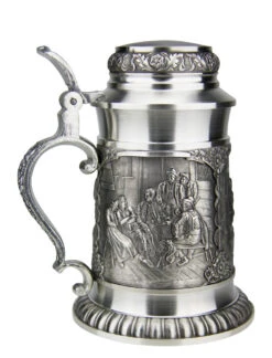 Defregger Pewter Beer Stein | 0.5 Liter -German Beer Steins Sales Store Defregger Pewter Beer Stein 0.5 Liter DN8825Z LS SM 47433.1511047682