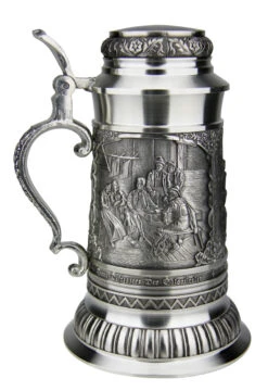 Defregger Pewter Beer Stein | 1 Liter -German Beer Steins Sales Store Defregger Pewter Beer Stein 1 Liter DN8824Z LS SM 97925.1511061308